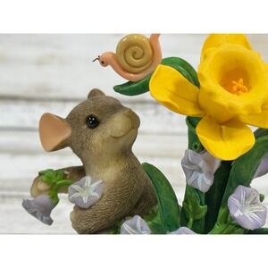 Fitz & Floyd Charming Tails Friendship In Bloom FF 98/213 Griff Special Ed 1999